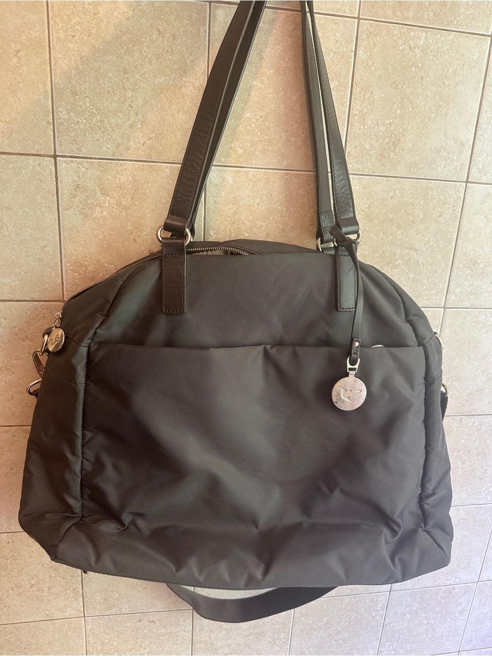 Lo & Sons OG Nylon Bag in Dark Green